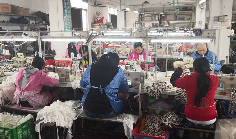 Guangzhou Beianji Clothing Co., Ltd. linia produkcyjna producenta