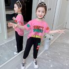 110CM 160CM Autumn Fashion Kids Girls Clothes Set Sweet Style