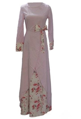 Small Quantity Garment Manufacturer Middle East Explosive Muslim Clothes National Style Retro Long Sleeve Dress